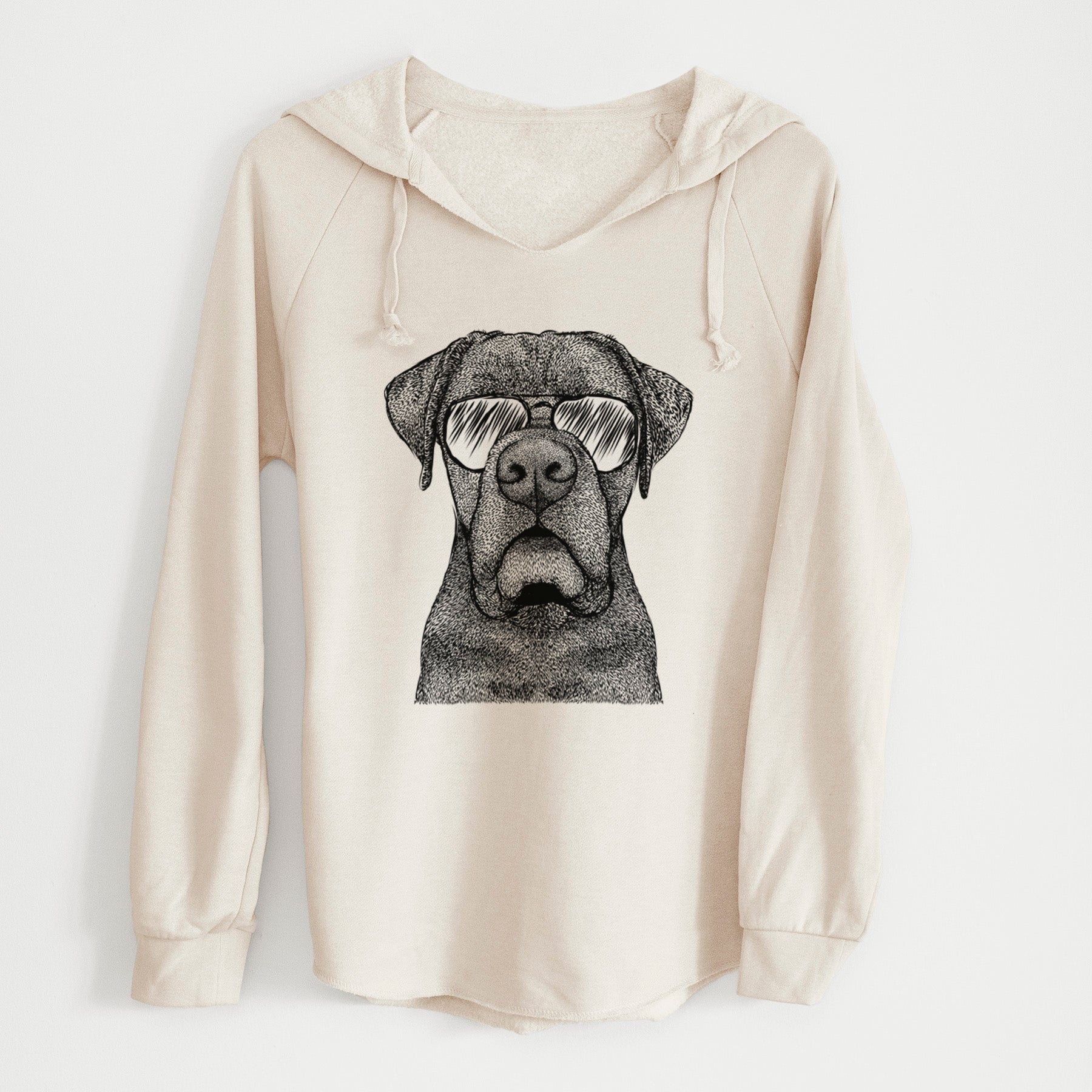 Aviator Rocco the Cane Corso - Cali Wave Hooded Sweatshirt