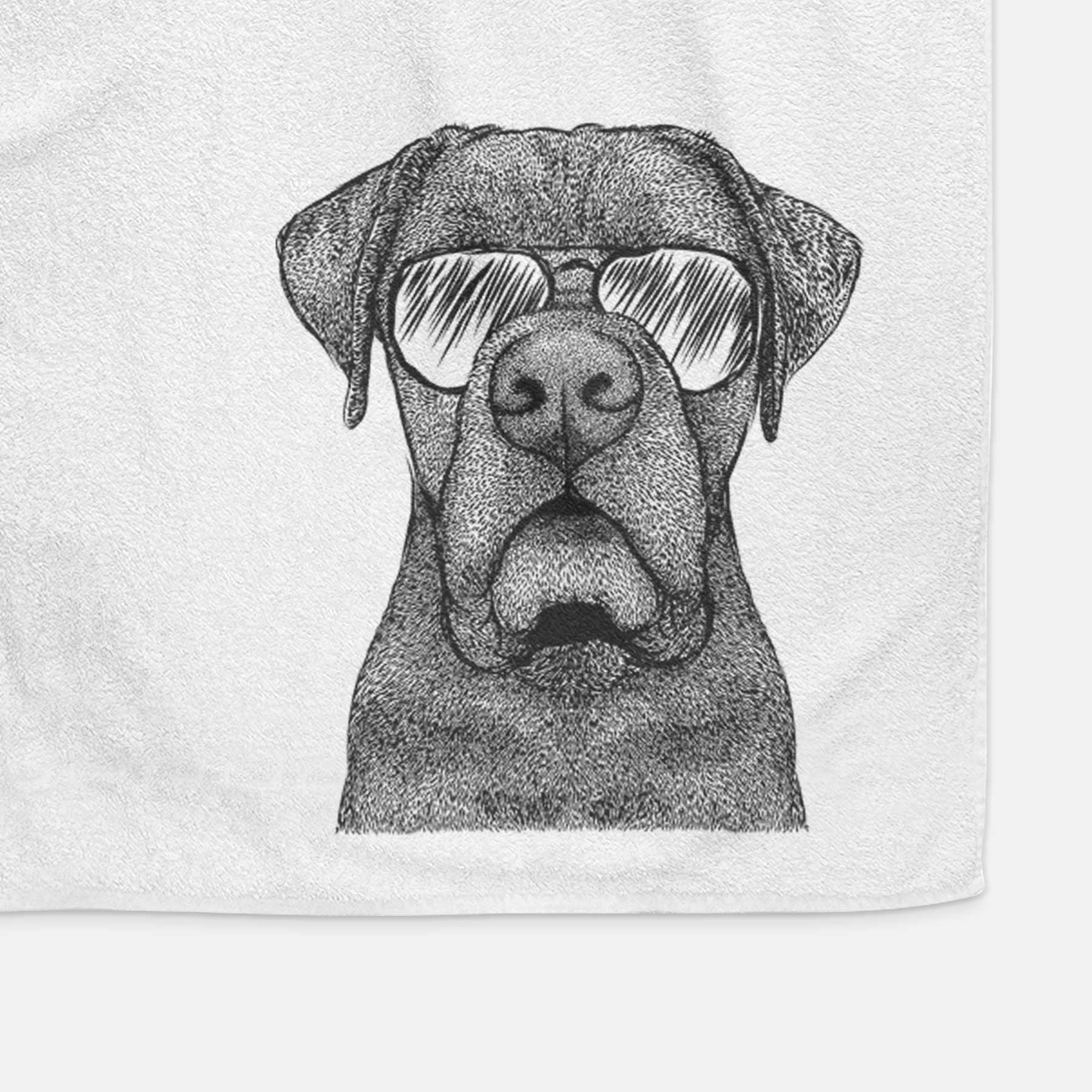 Rocco the Cane Corso Decorative Hand Towel