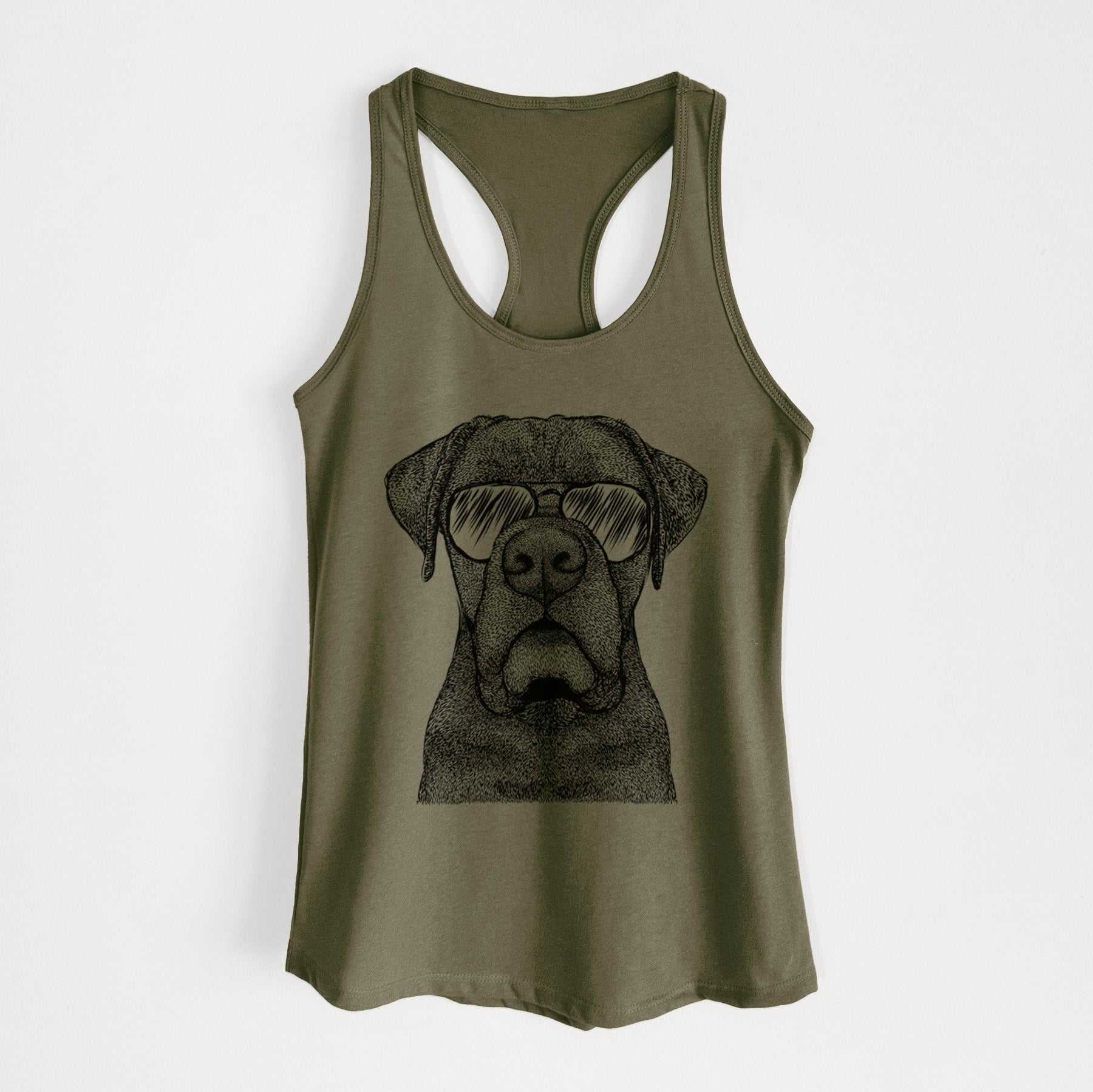 Rocco the Cane Corso - Women's Racerback Tanktop