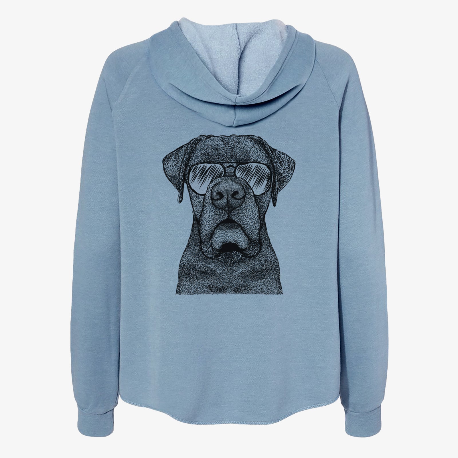 Rocco the Cane Corso - Women's Cali Wave Zip-Up Sweatshirt