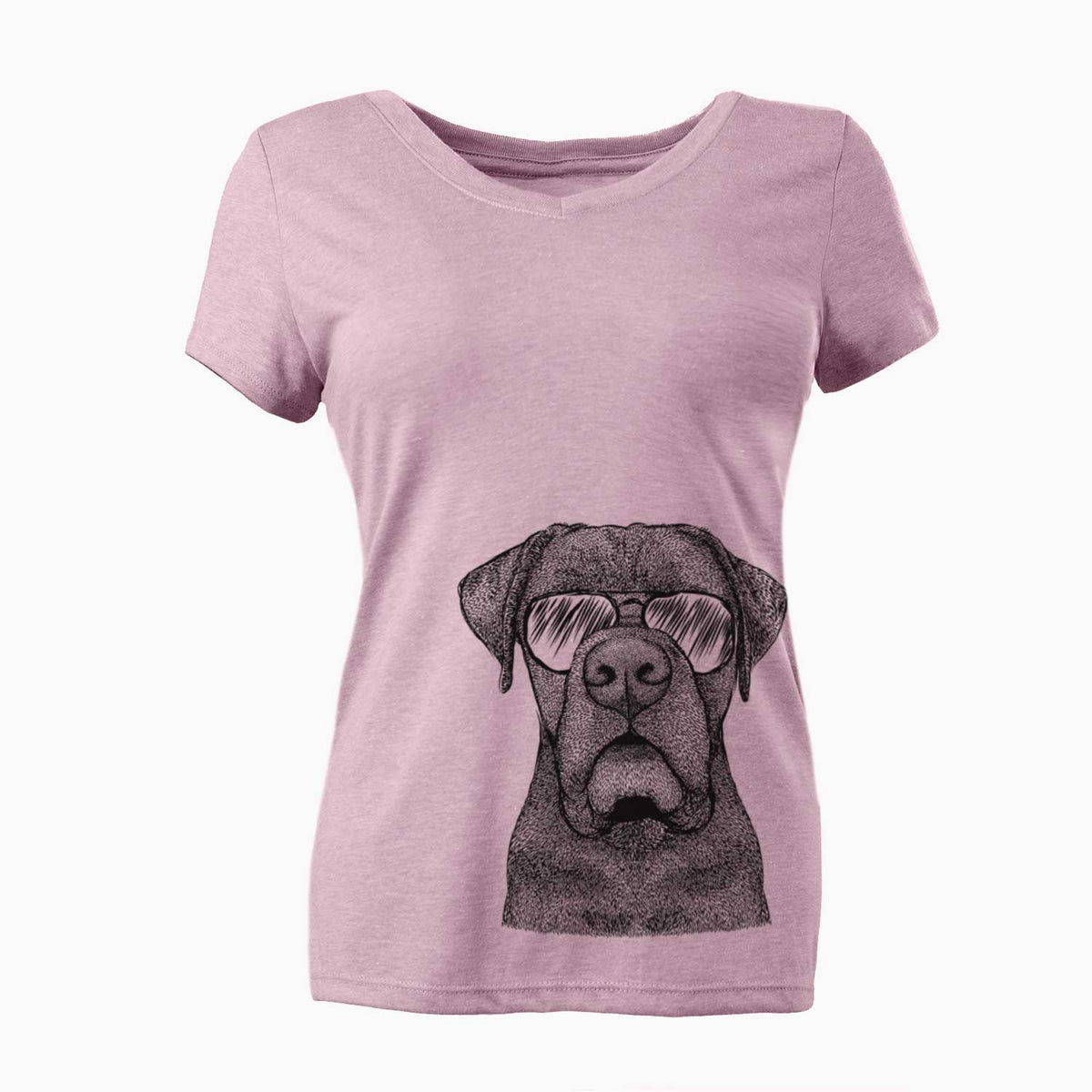 Aviator Rocco the Cane Corso - Women's V-neck Shirt