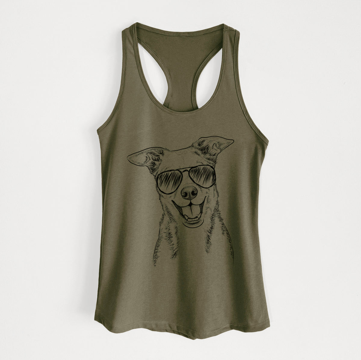 Rocco the Mixed Breed - Women's Racerback Tanktop