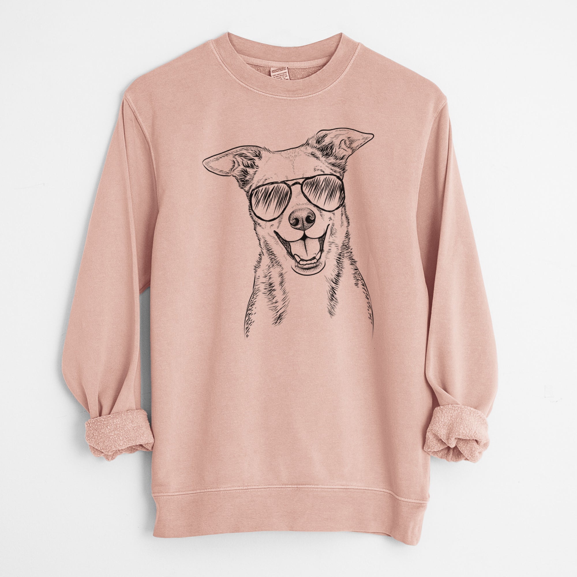 Aviator Rocco the Mixed Breed - Unisex Pigment Dyed Crew Sweatshirt