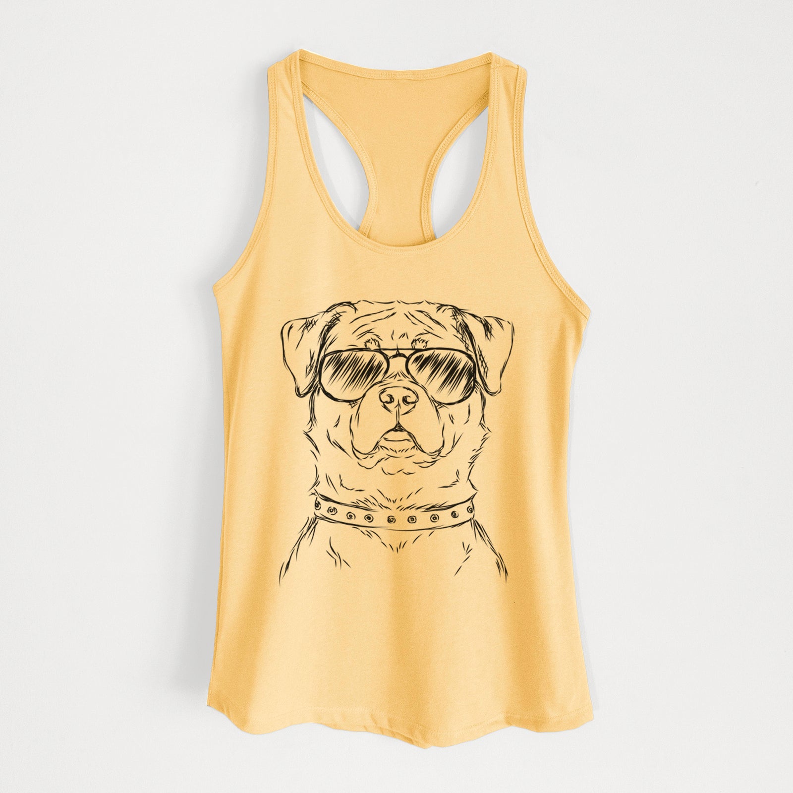 Rocky the Rottweiler - Women's Racerback Tanktop