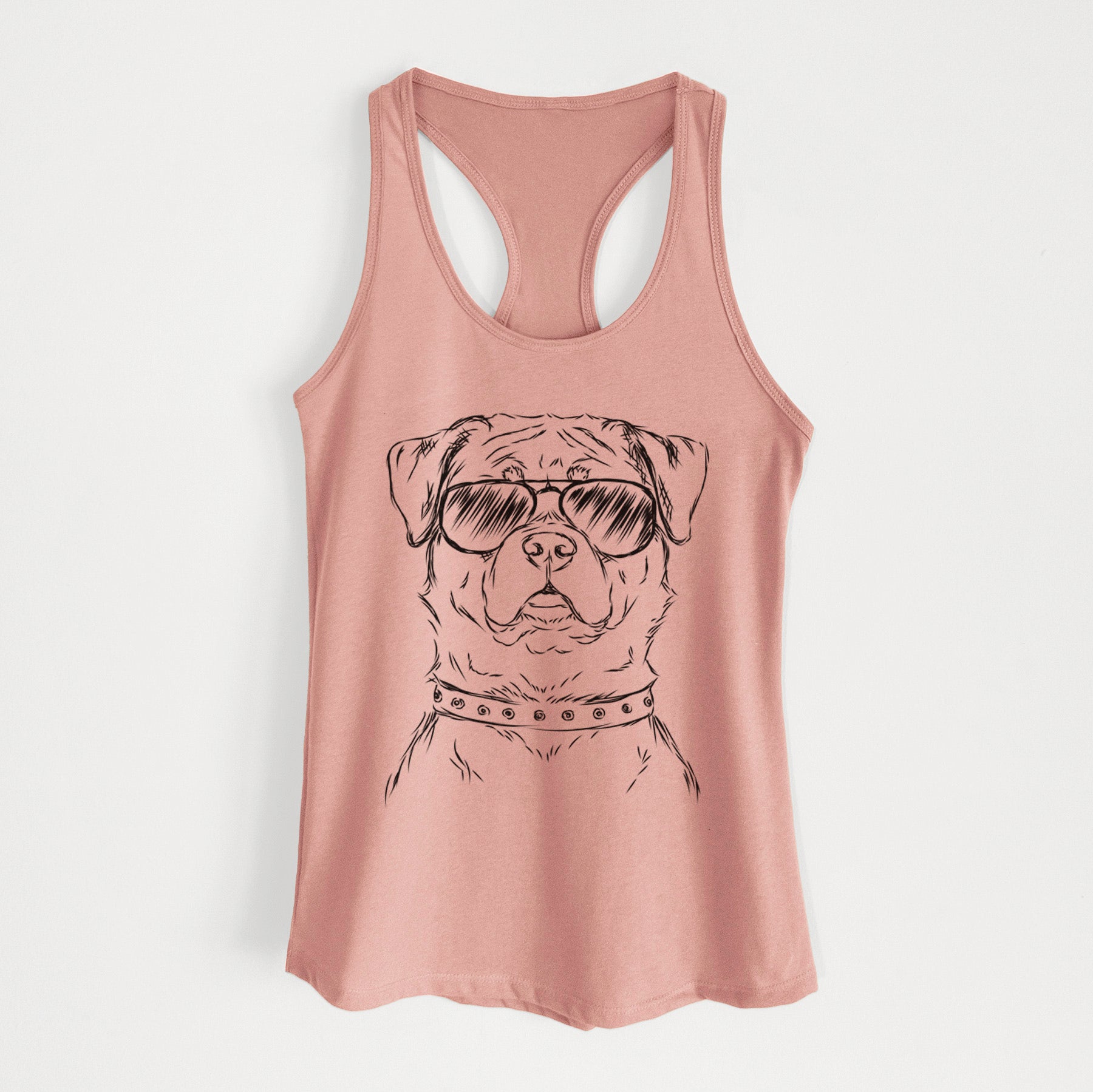 Rocky the Rottweiler - Women's Racerback Tanktop