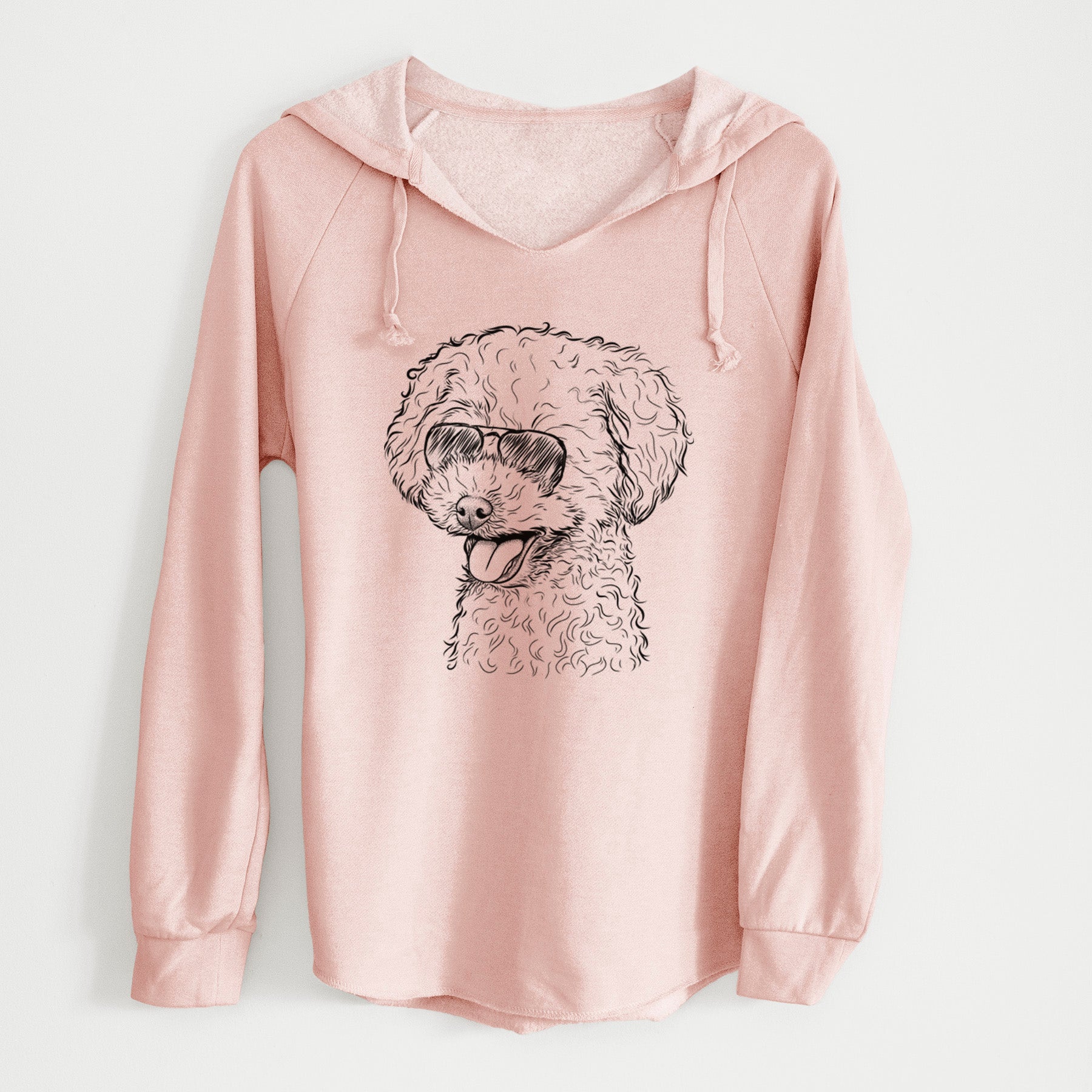 Aviator Rocky the Teacup Poodle - Cali Wave Hooded Sweatshirt