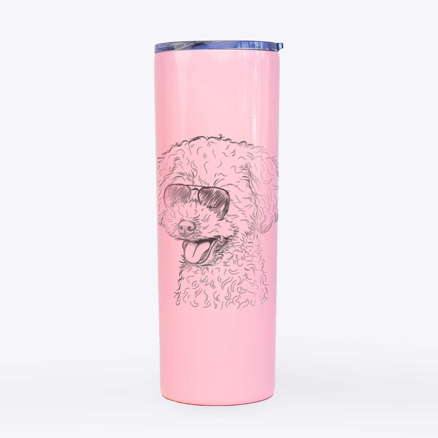 Rocky the Teacup Poodle - 20oz Skinny Tumbler