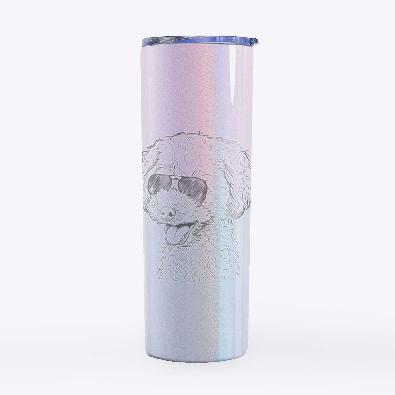 Rocky the Teacup Poodle - 20oz Skinny Tumbler