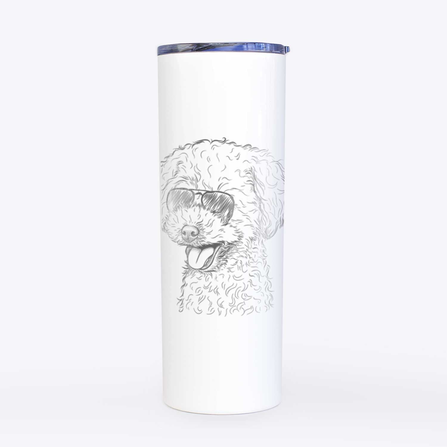 Rocky the Teacup Poodle - 20oz Skinny Tumbler