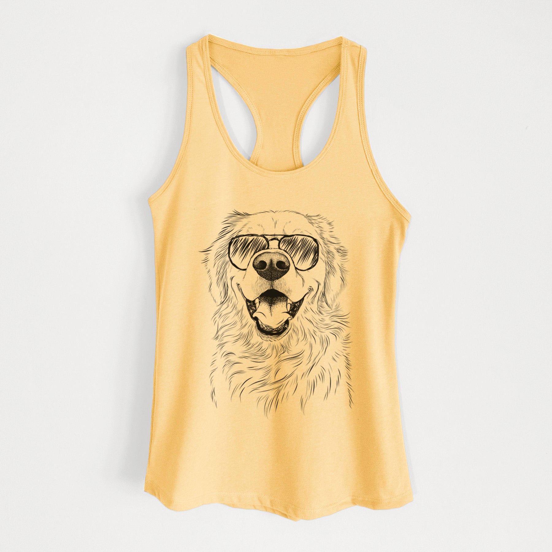 Roger the Golden Retriever - Women's Racerback Tanktop