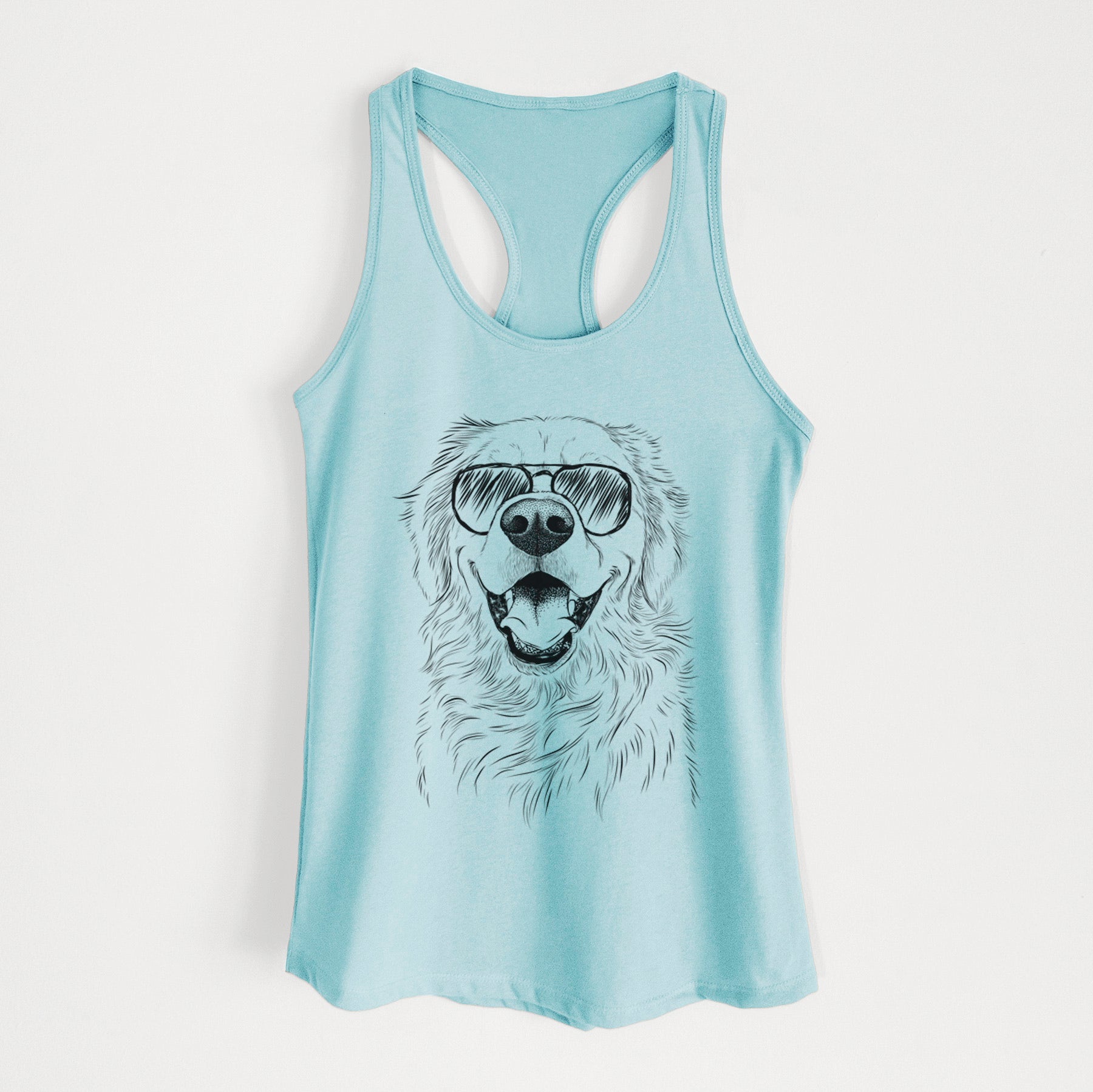 Roger the Golden Retriever - Women's Racerback Tanktop