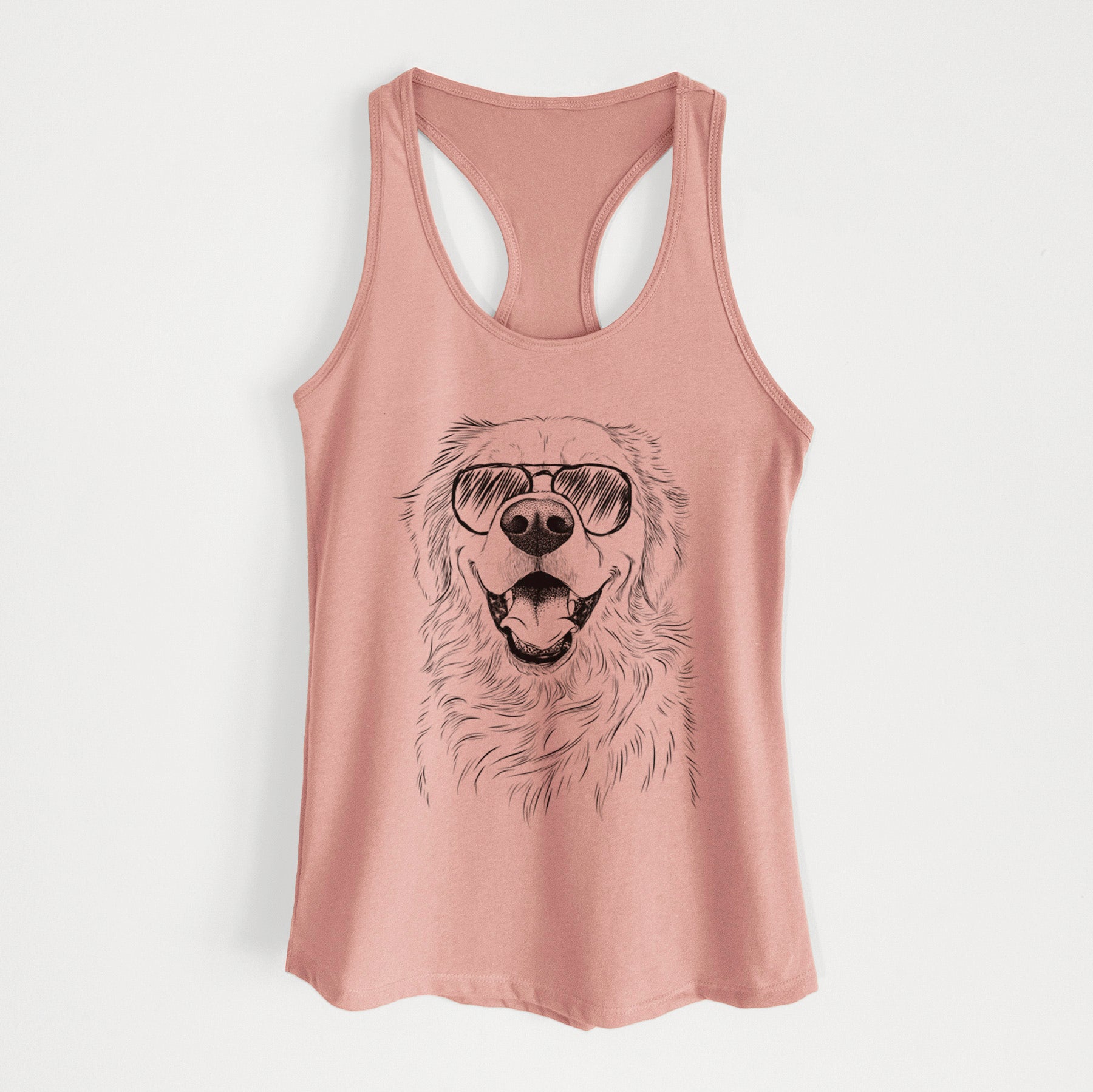 Roger the Golden Retriever - Women's Racerback Tanktop