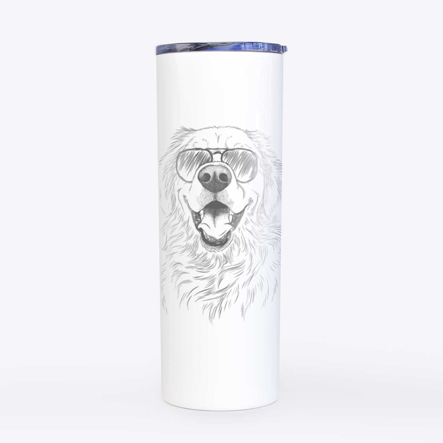 Roger the Golden Retriever - 20oz Skinny Tumbler