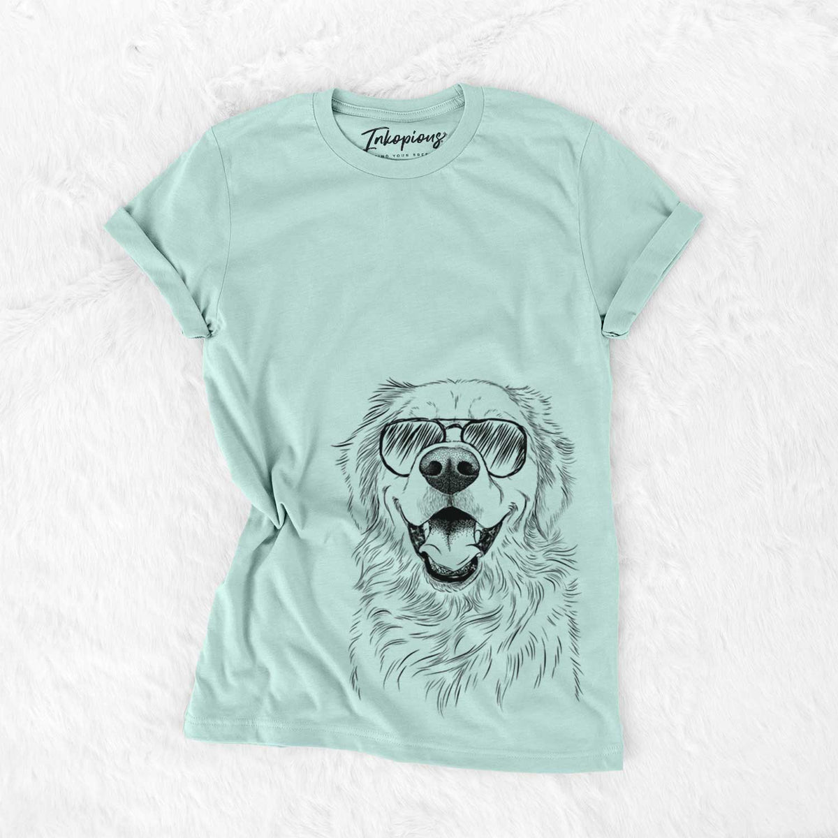 Aviator Roger the Golden Retriever - Unisex Crewneck