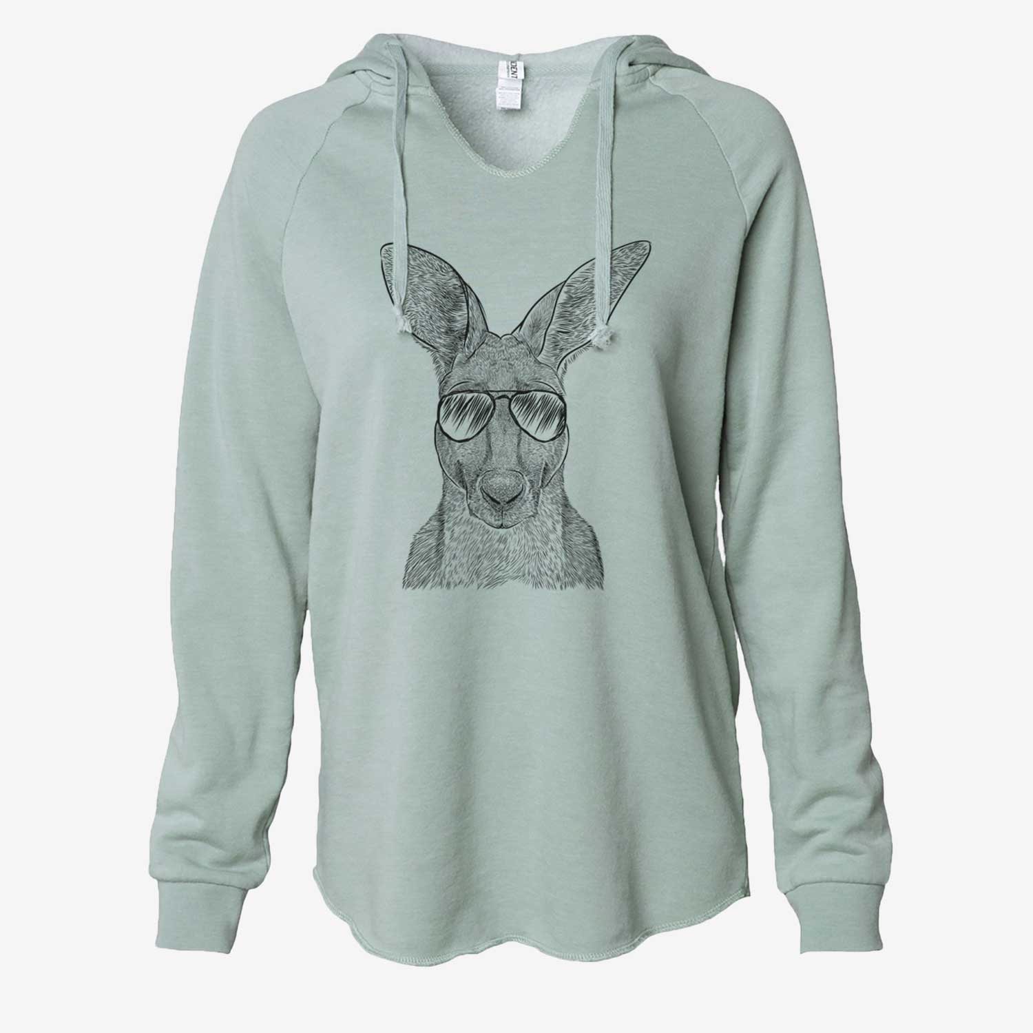 Roger the Red Kangaroo - Cali Wave Hooded Sweatshirt