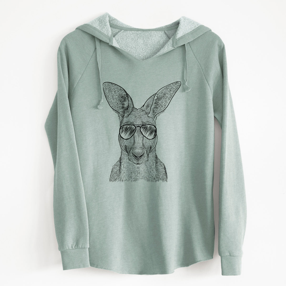 Aviator Roger the Red Kangaroo - Cali Wave Hooded Sweatshirt