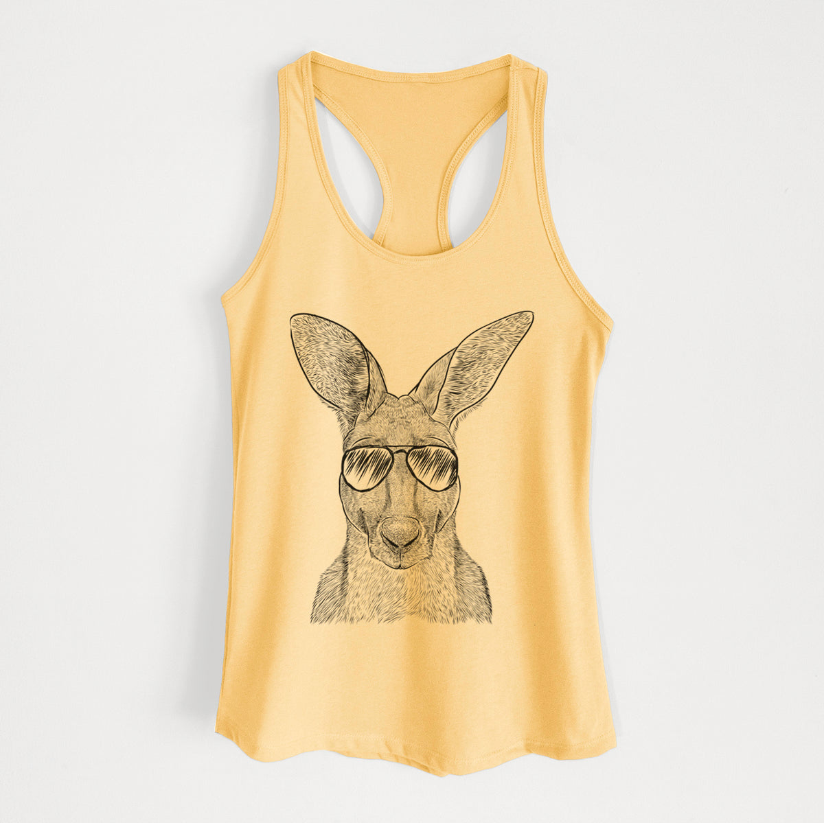 Roger the Red Kangaroo - Women's Racerback Tanktop