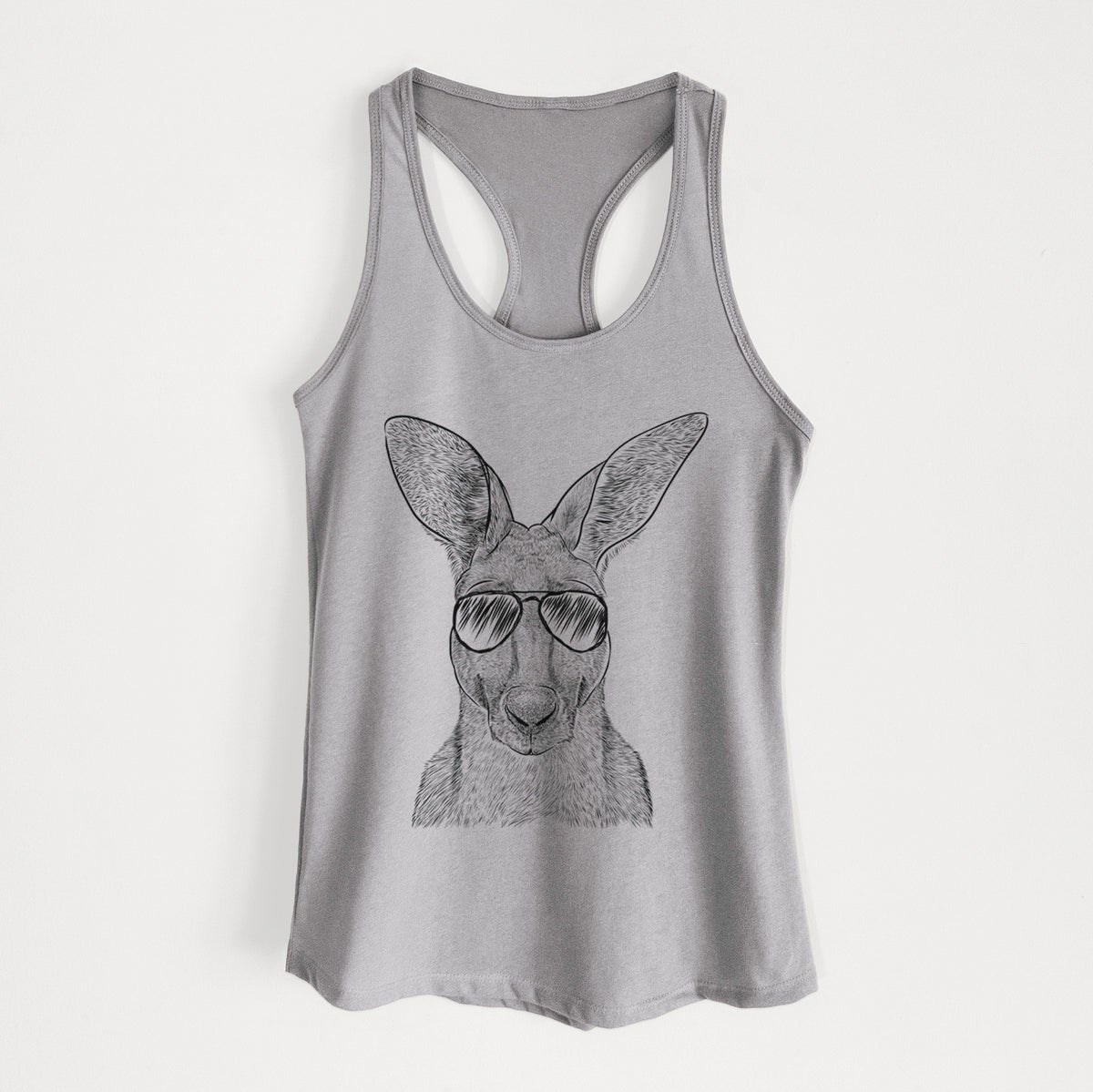 Roger the Red Kangaroo - Women's Racerback Tanktop