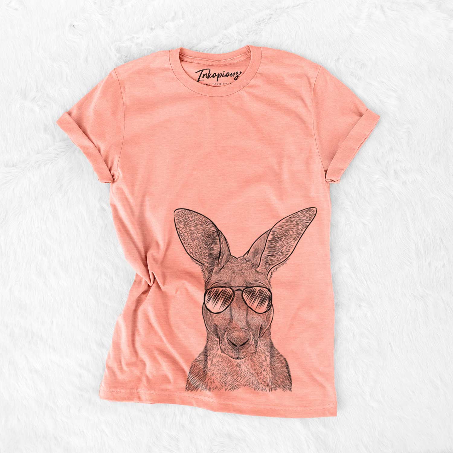 Roger the Red Kangaroo - Bella Canvas Unisex Crewneck