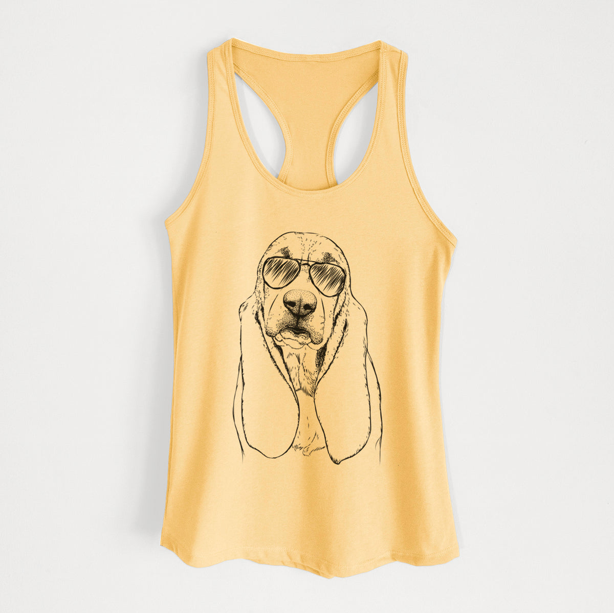 Rolo the Basset Hound - Women's Racerback Tanktop
