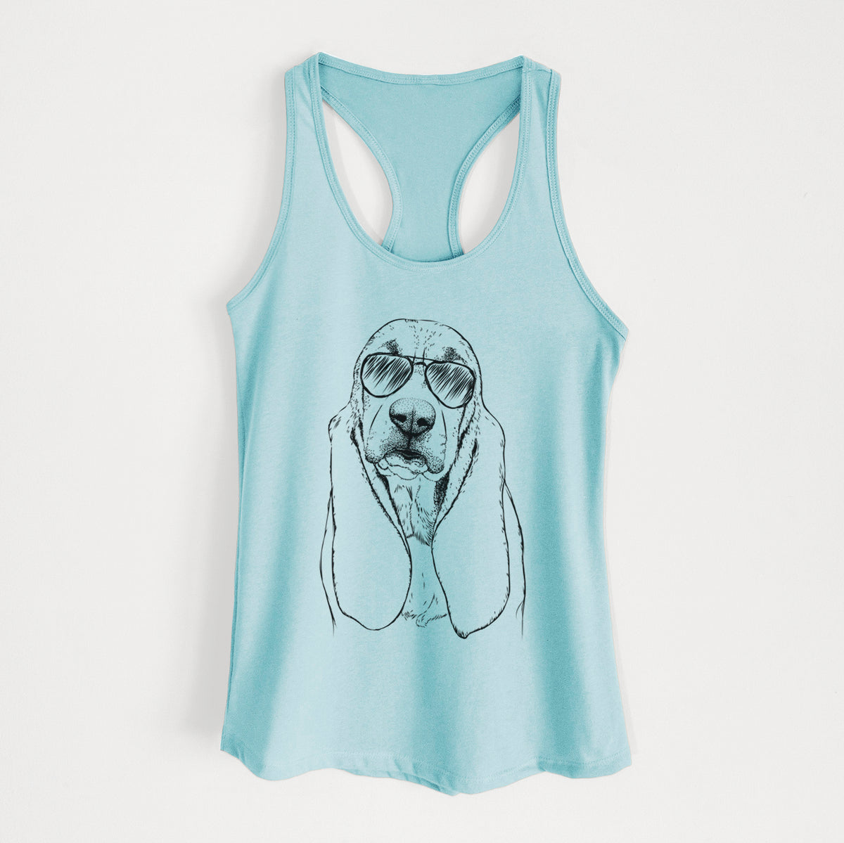 Rolo the Basset Hound - Women's Racerback Tanktop