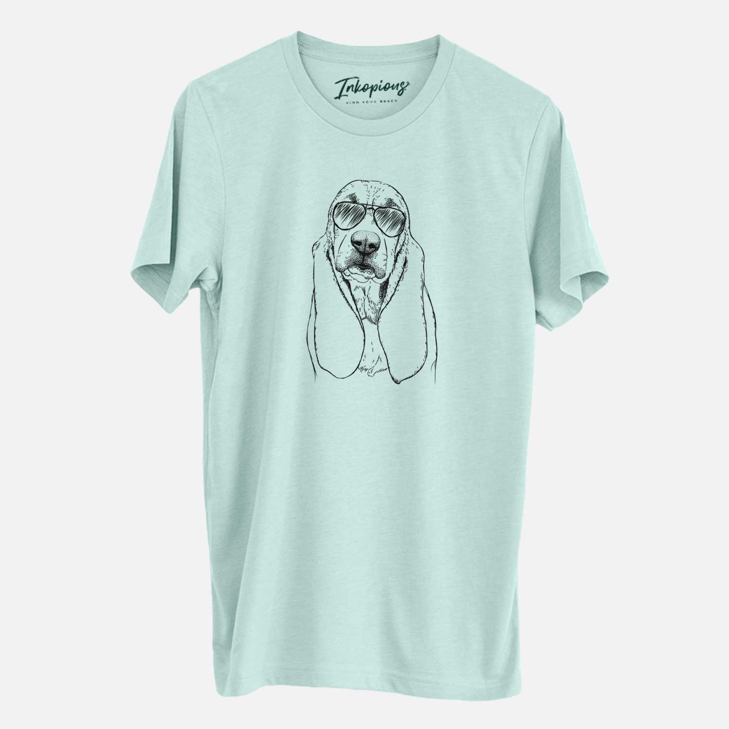 Aviator Rolo the Basset Hound - Unisex Crewneck