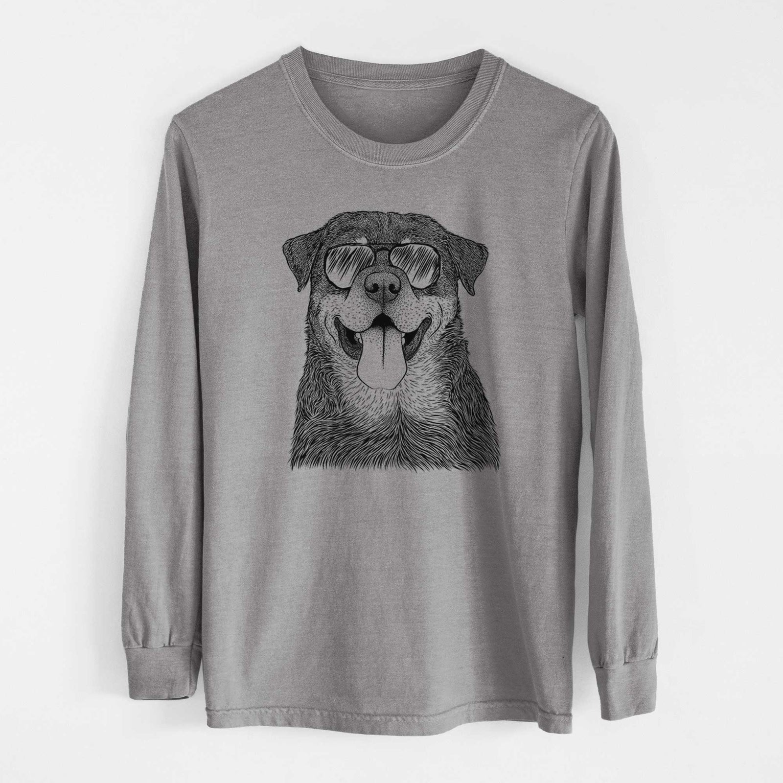 Aviators Romeo the Rottweiler - Heavyweight 100% Cotton Long Sleeve