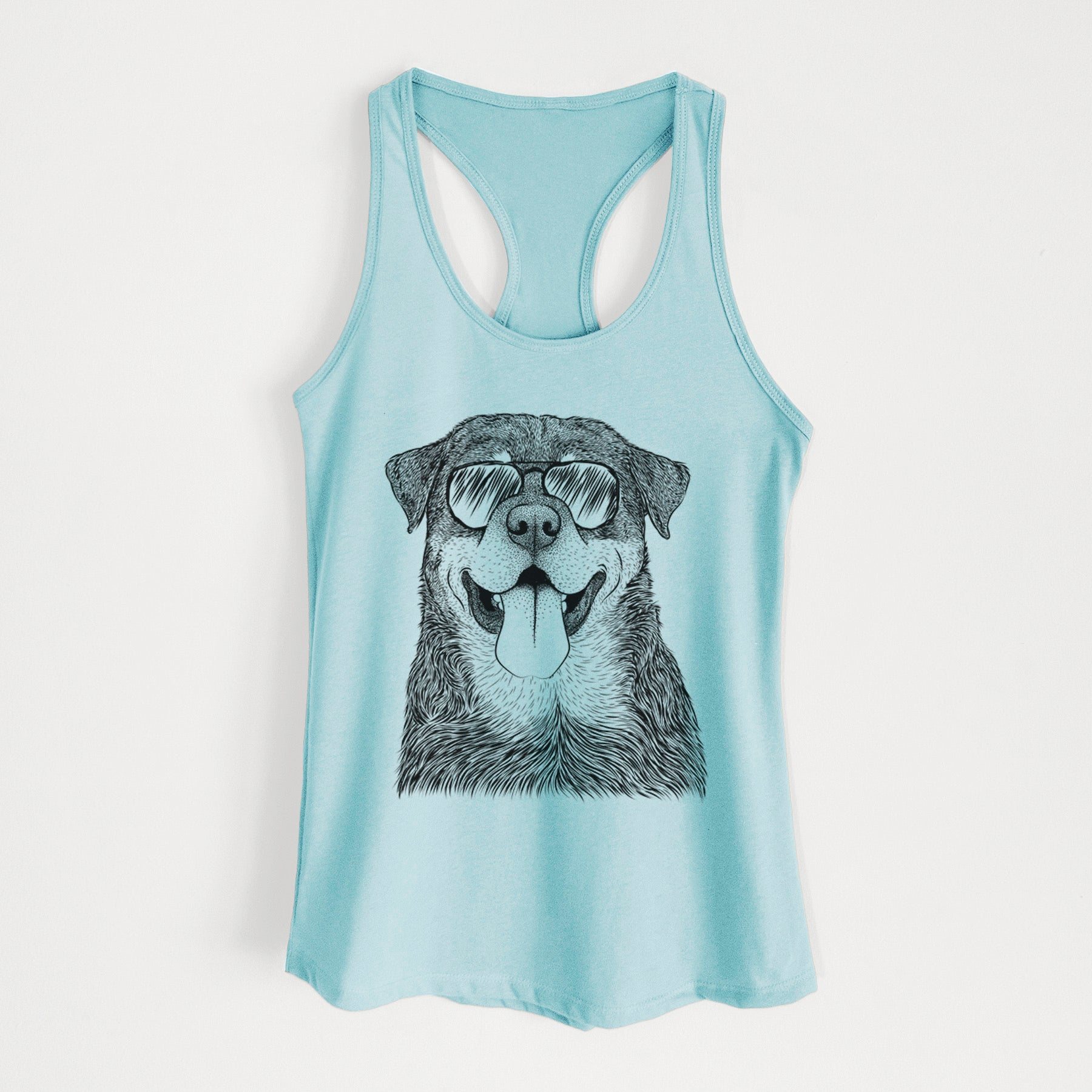 Romeo the Rottweiler - Women's Racerback Tanktop