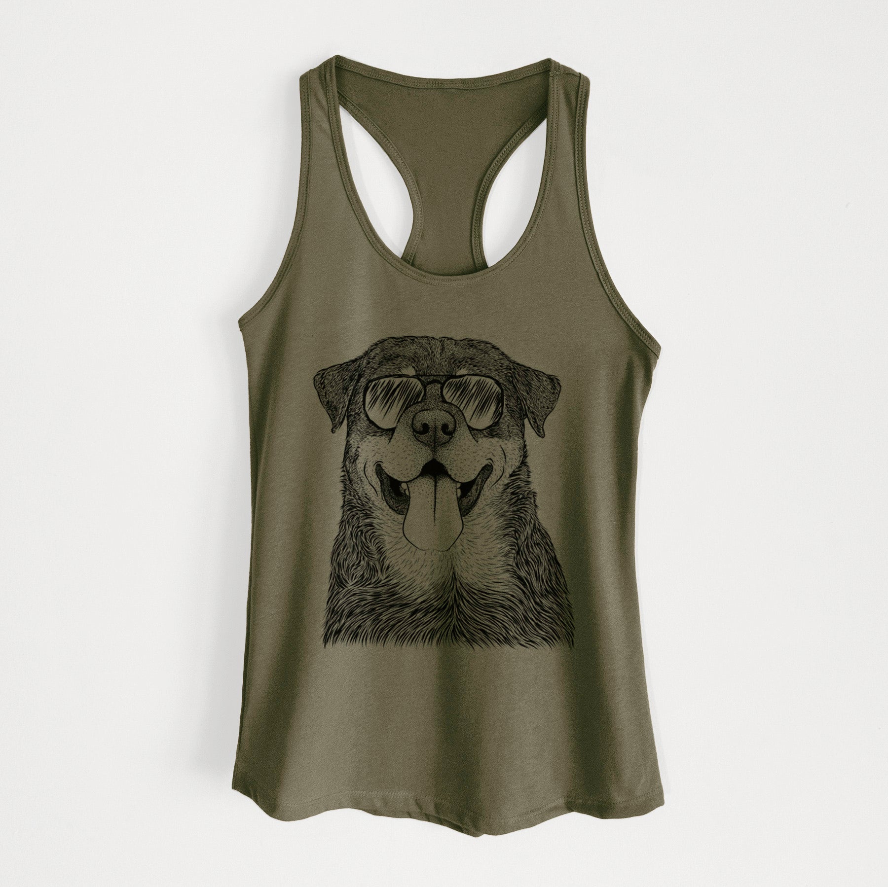 Romeo the Rottweiler - Women's Racerback Tanktop