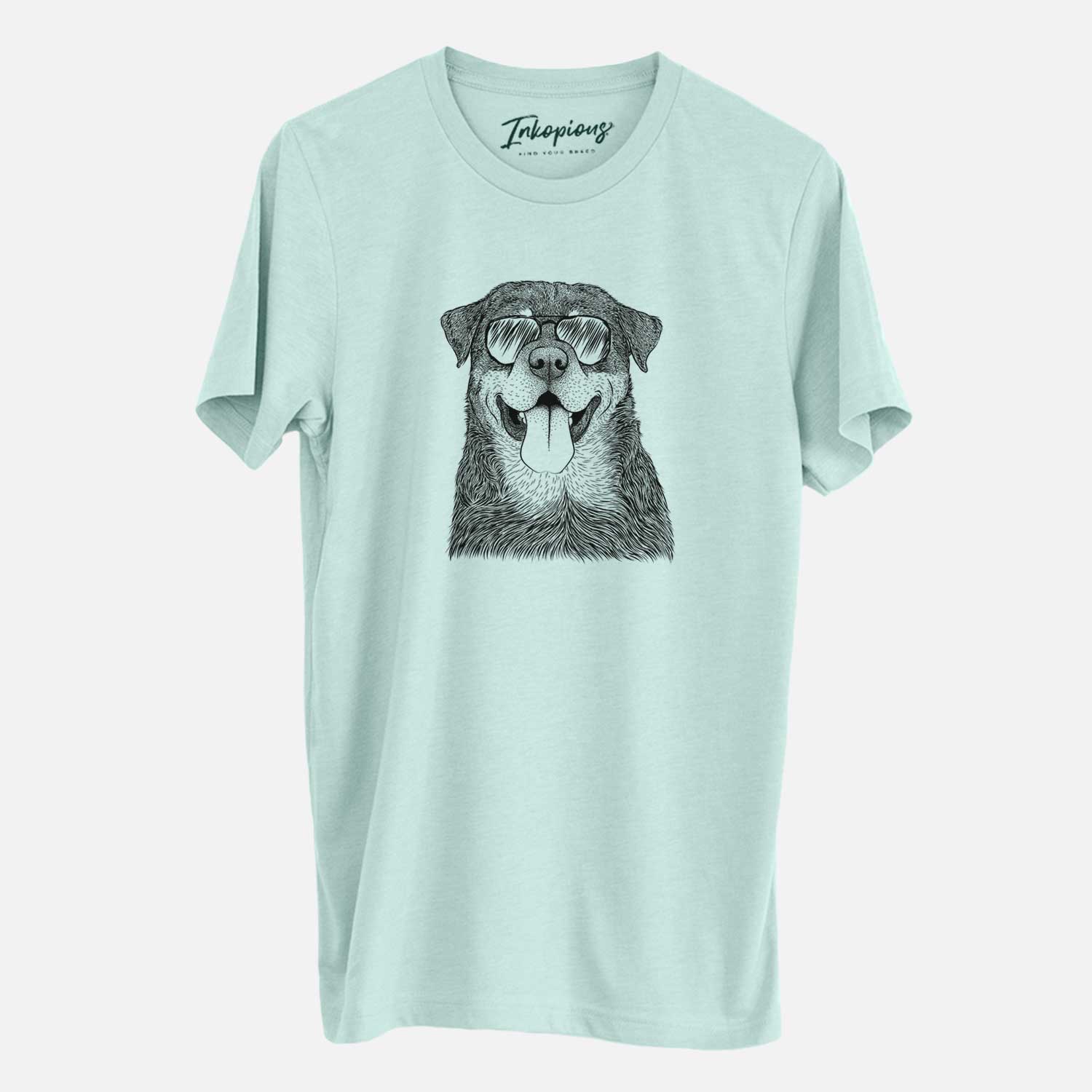 Aviator Romeo the Rottweiler - Unisex Crewneck