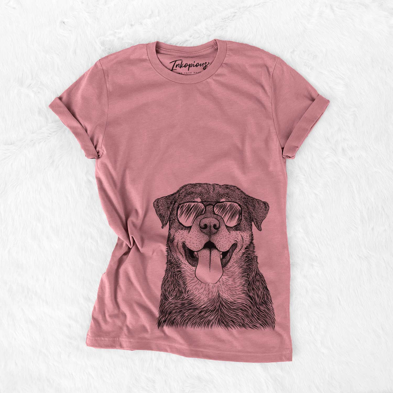 Aviator Romeo the Rottweiler - Unisex Crewneck