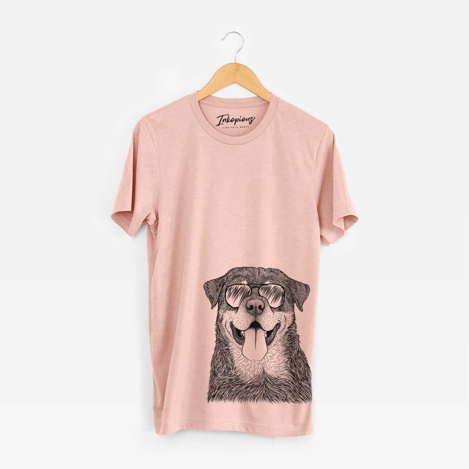 Aviator Romeo the Rottweiler - Unisex Crewneck