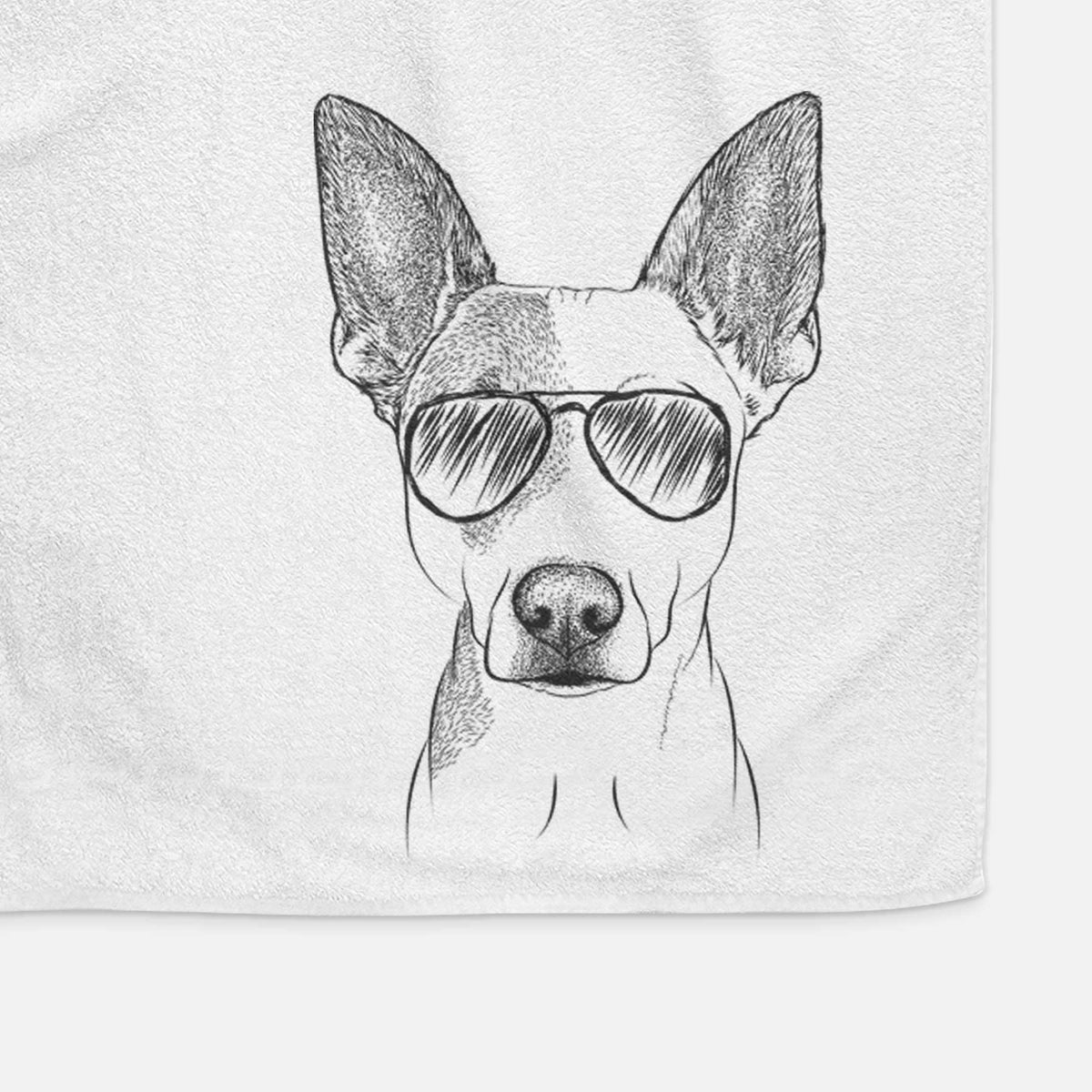 Roo the Mixed Breed Decorative Hand Towel