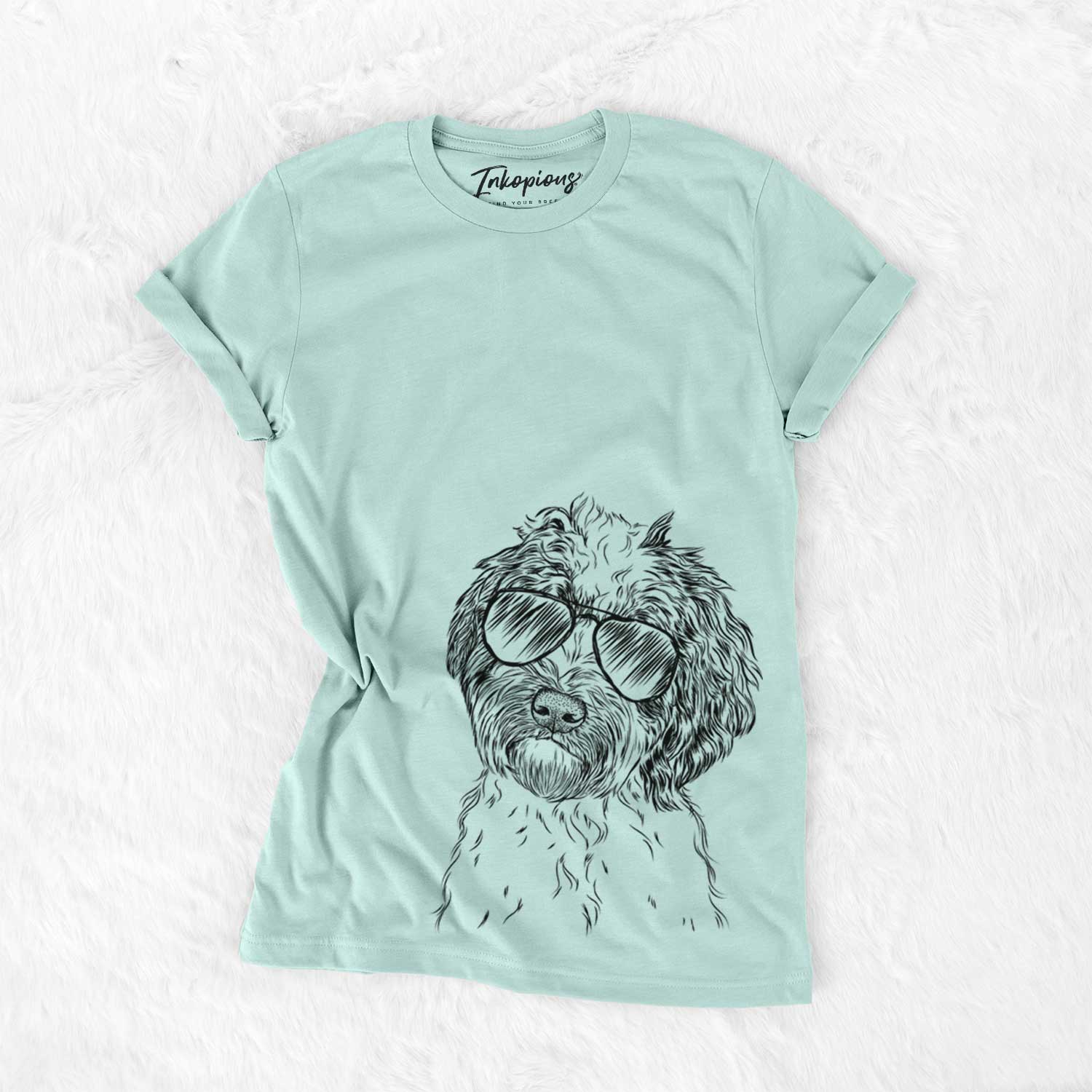 Aviator Rooney the Aussiedoodle - Unisex Crewneck