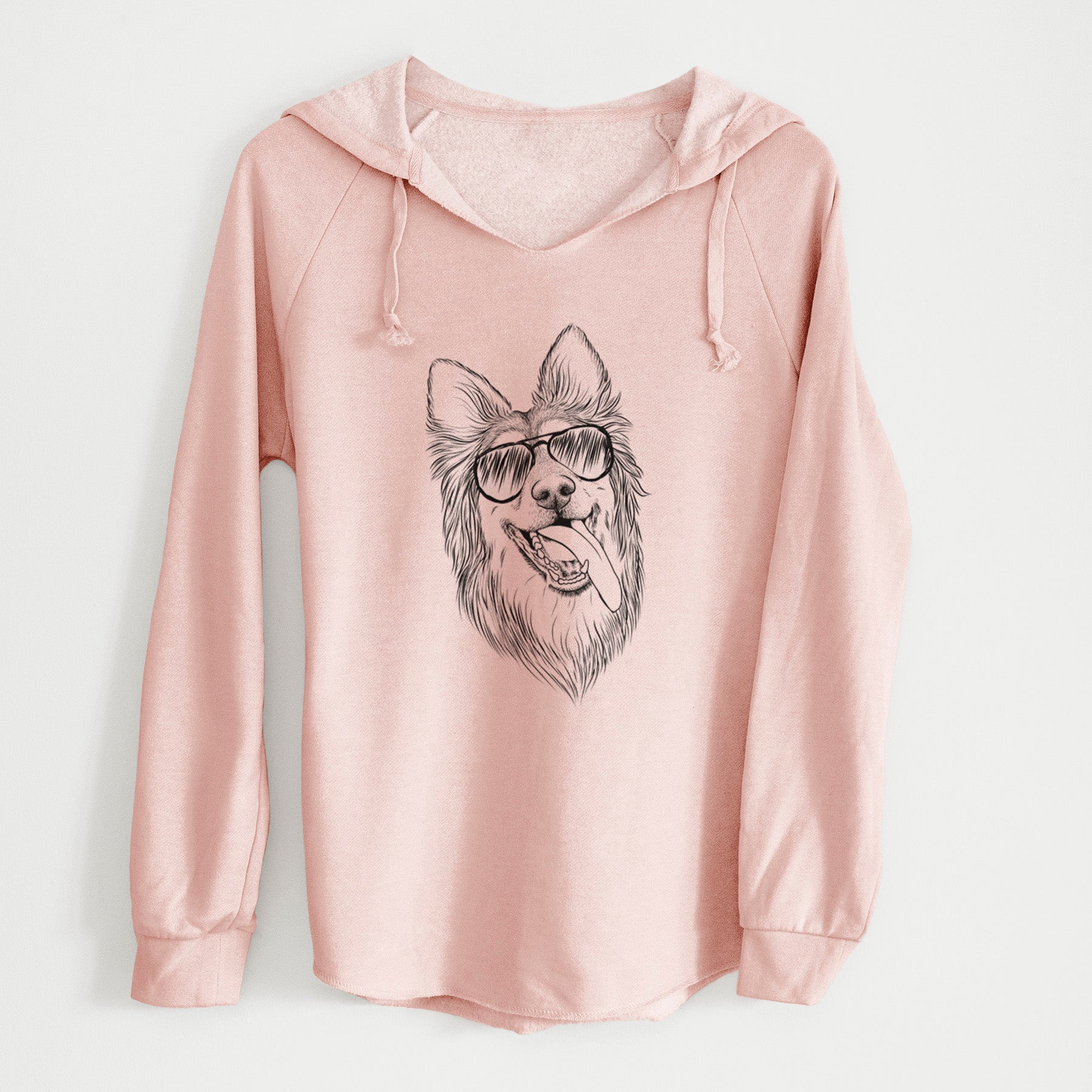 Aviator Rosalie the German Shepherd Mix - Cali Wave Hooded Sweatshirt