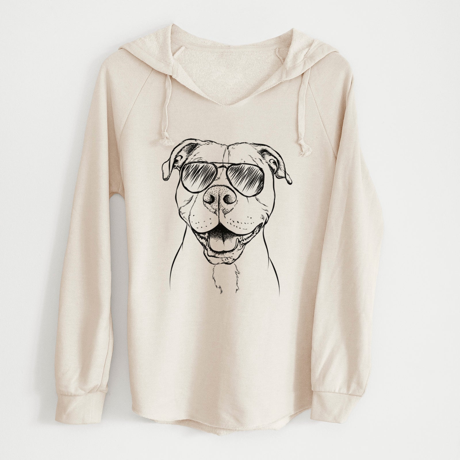 Aviator Roscoe the Pitbull - Cali Wave Hooded Sweatshirt