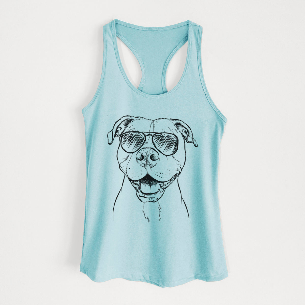 Roscoe the Pitbull - Women's Racerback Tanktop