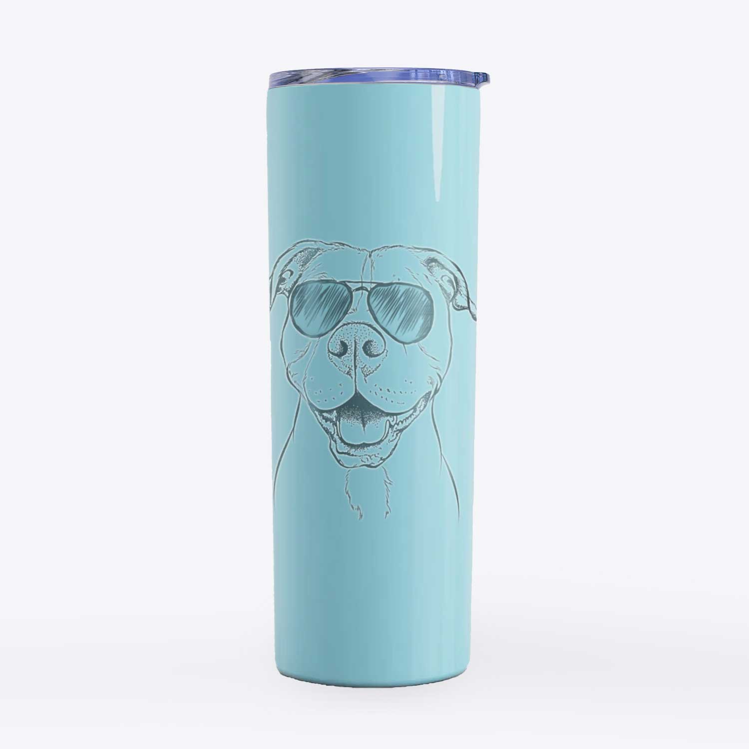 Roscoe the Pitbull - 20oz Skinny Tumbler