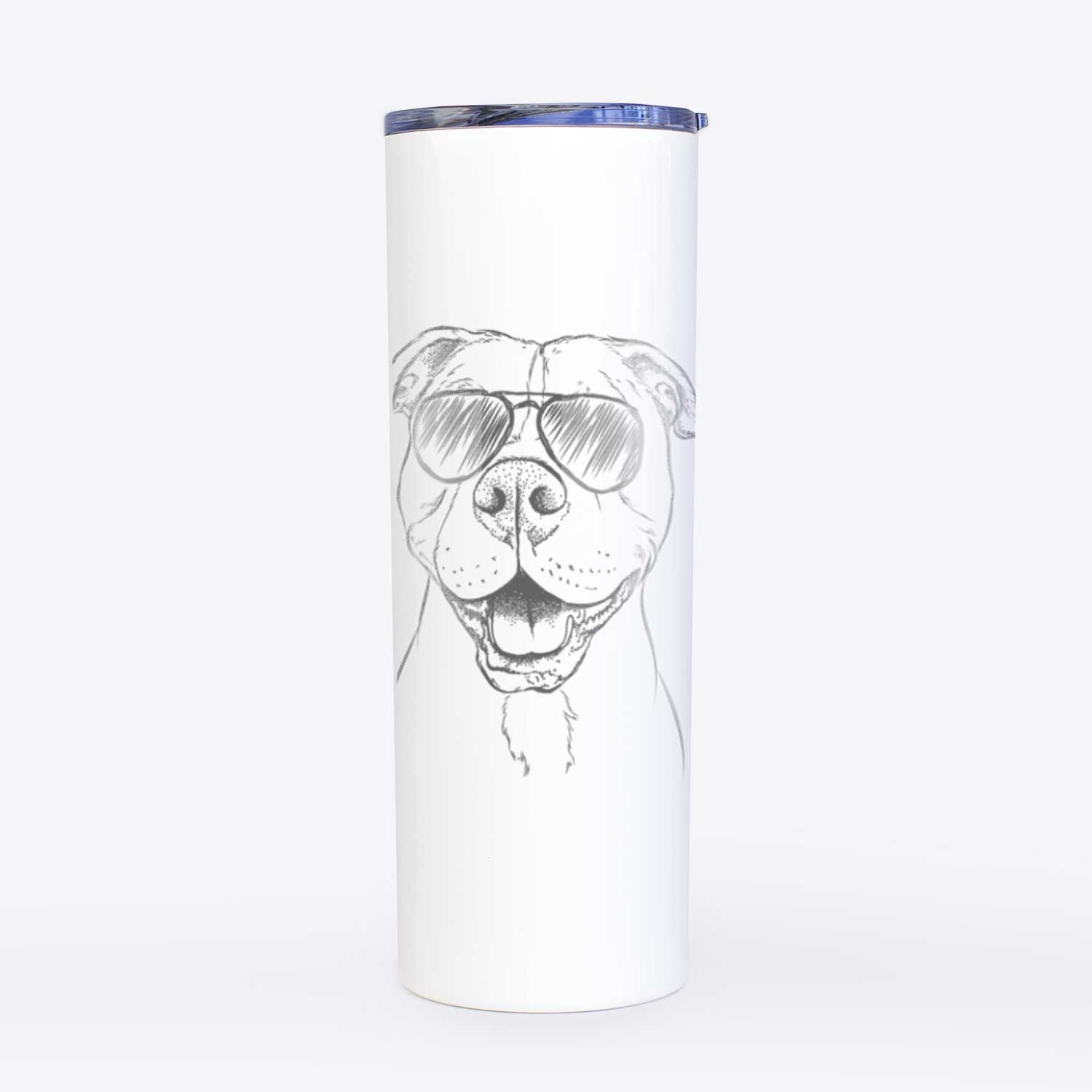 Roscoe the Pitbull - 20oz Skinny Tumbler