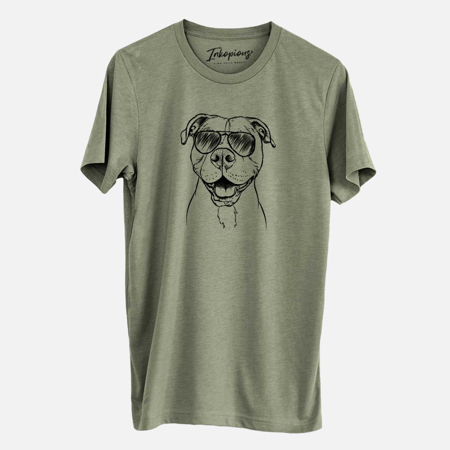 Aviator Roscoe the Pitbull - Unisex Crewneck