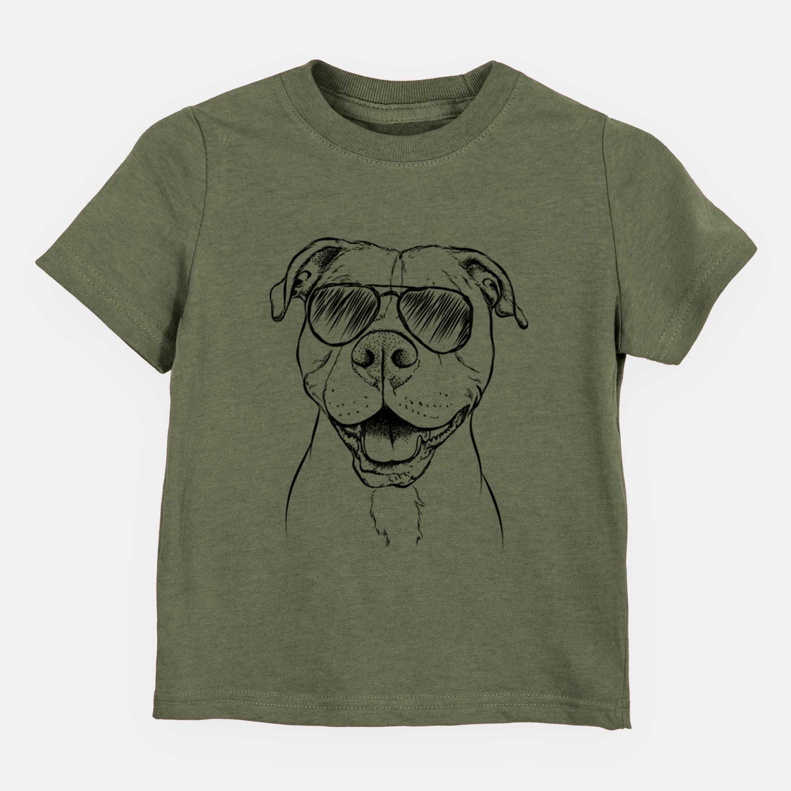Aviator Roscoe the Pitbull - Kids/Youth/Toddler Shirt