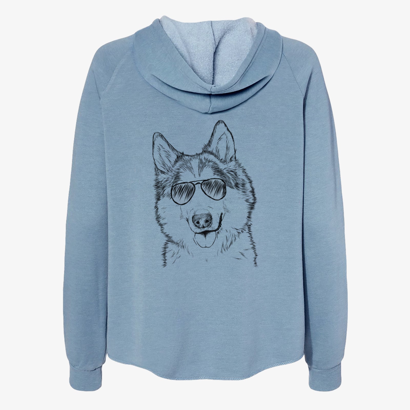Roshi the Mixed Breed - Women's Cali Wave Zip-Up Sweatshirt