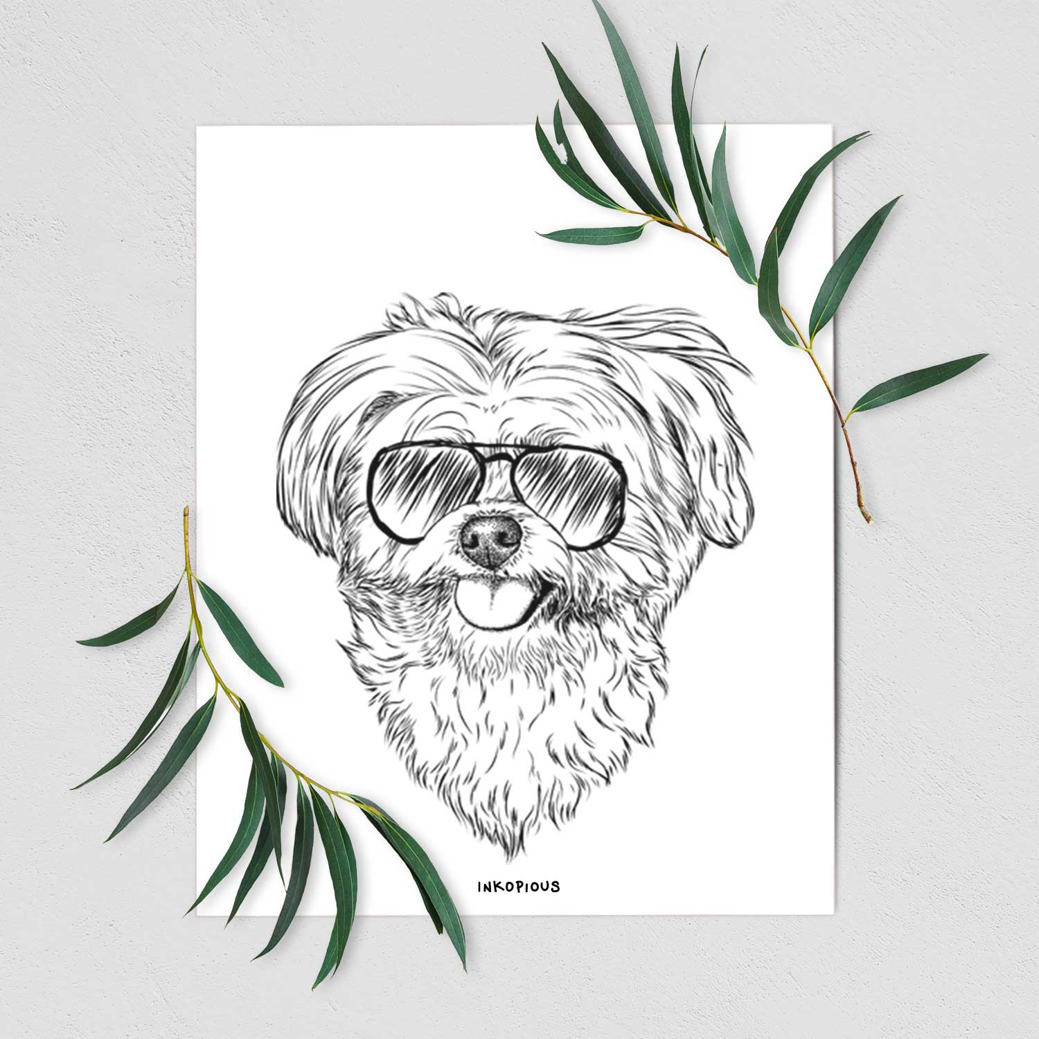 Rosie the Maltipoo Art Print