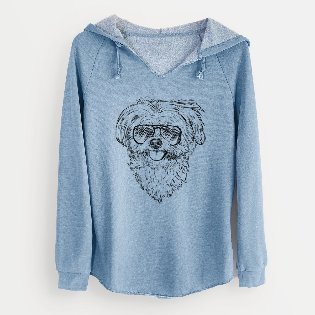 Aviator Rosie the Maltipoo - Cali Wave Hooded Sweatshirt