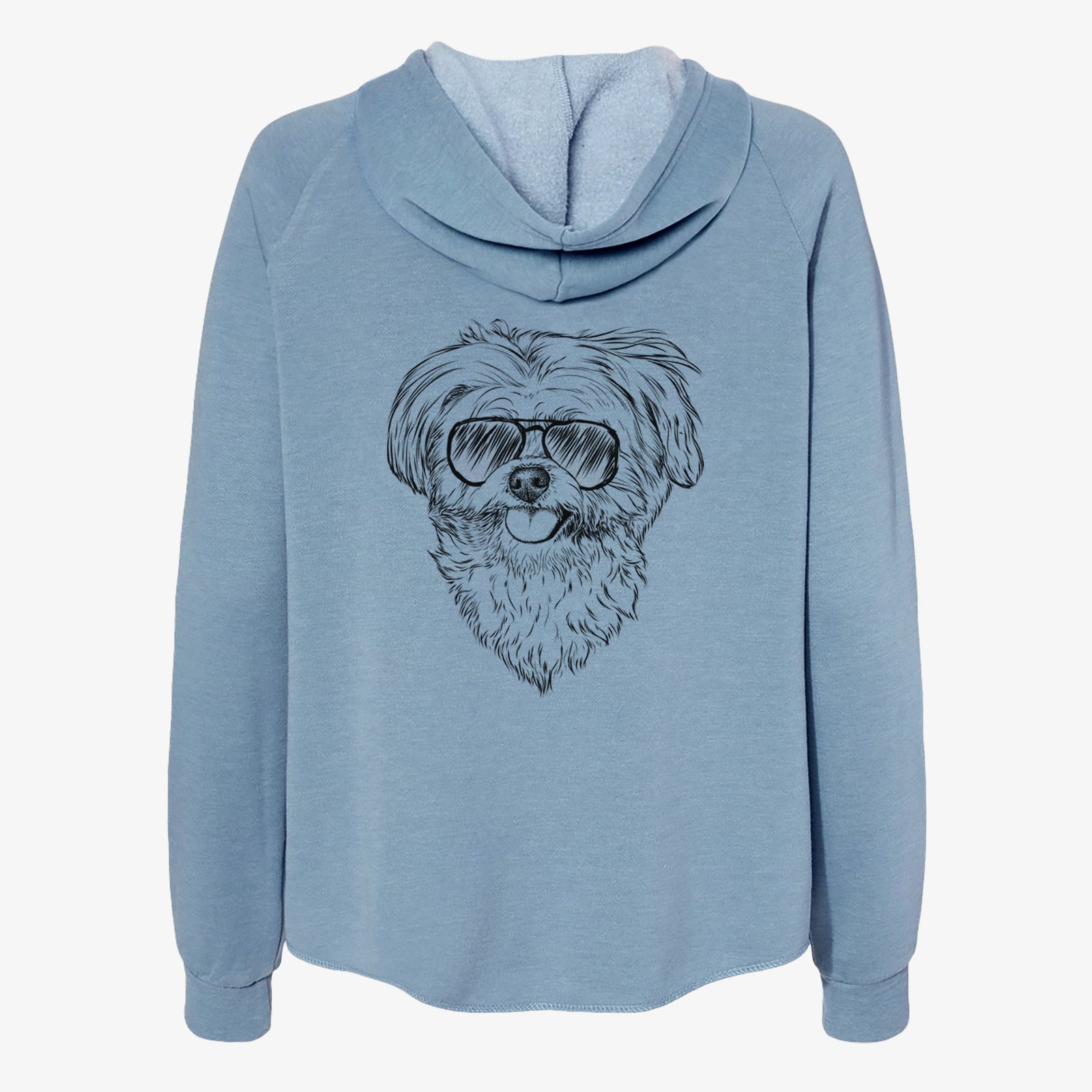 Rosie the Maltipoo - Women's Cali Wave Zip-Up Sweatshirt