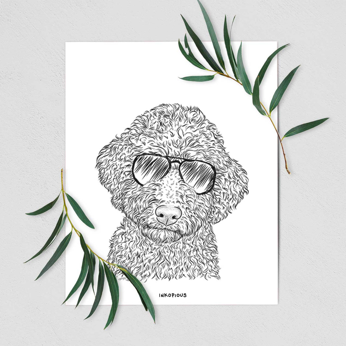 Ross the Lagotto Romagnolo Art Print