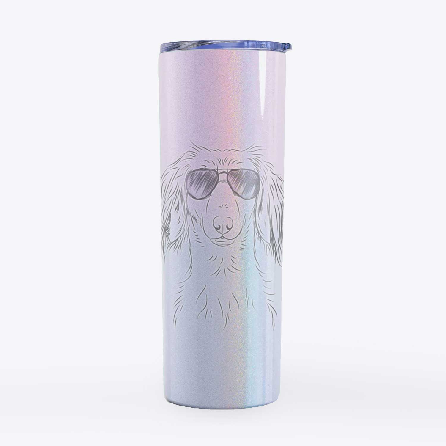 Roux the Long Haired Dachshund - 20oz Skinny Tumbler