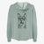 Roux the Siberian Husky - Women's Cali Wave Zip-Up Sweatshirt