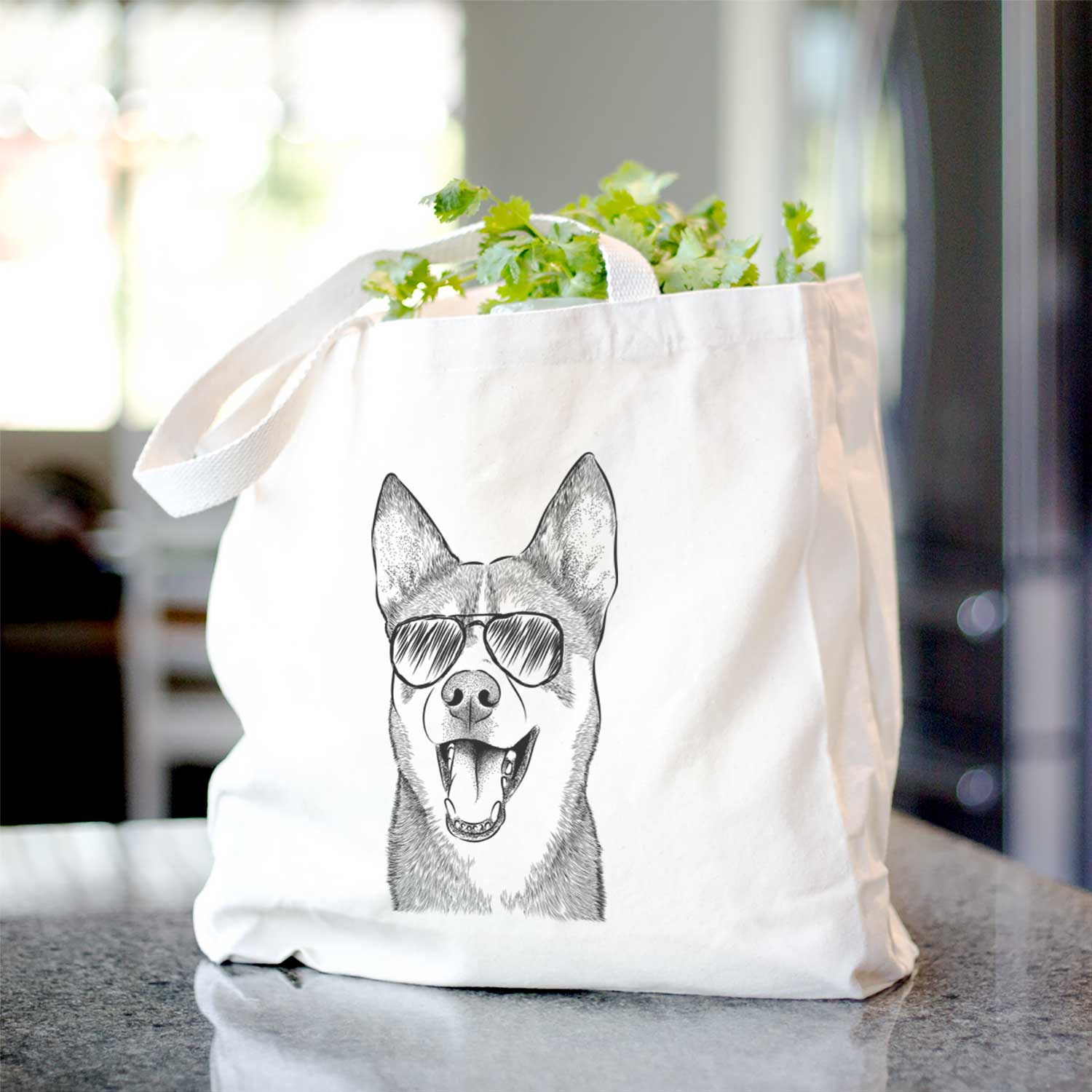 Roux the Siberian Husky - Tote Bag