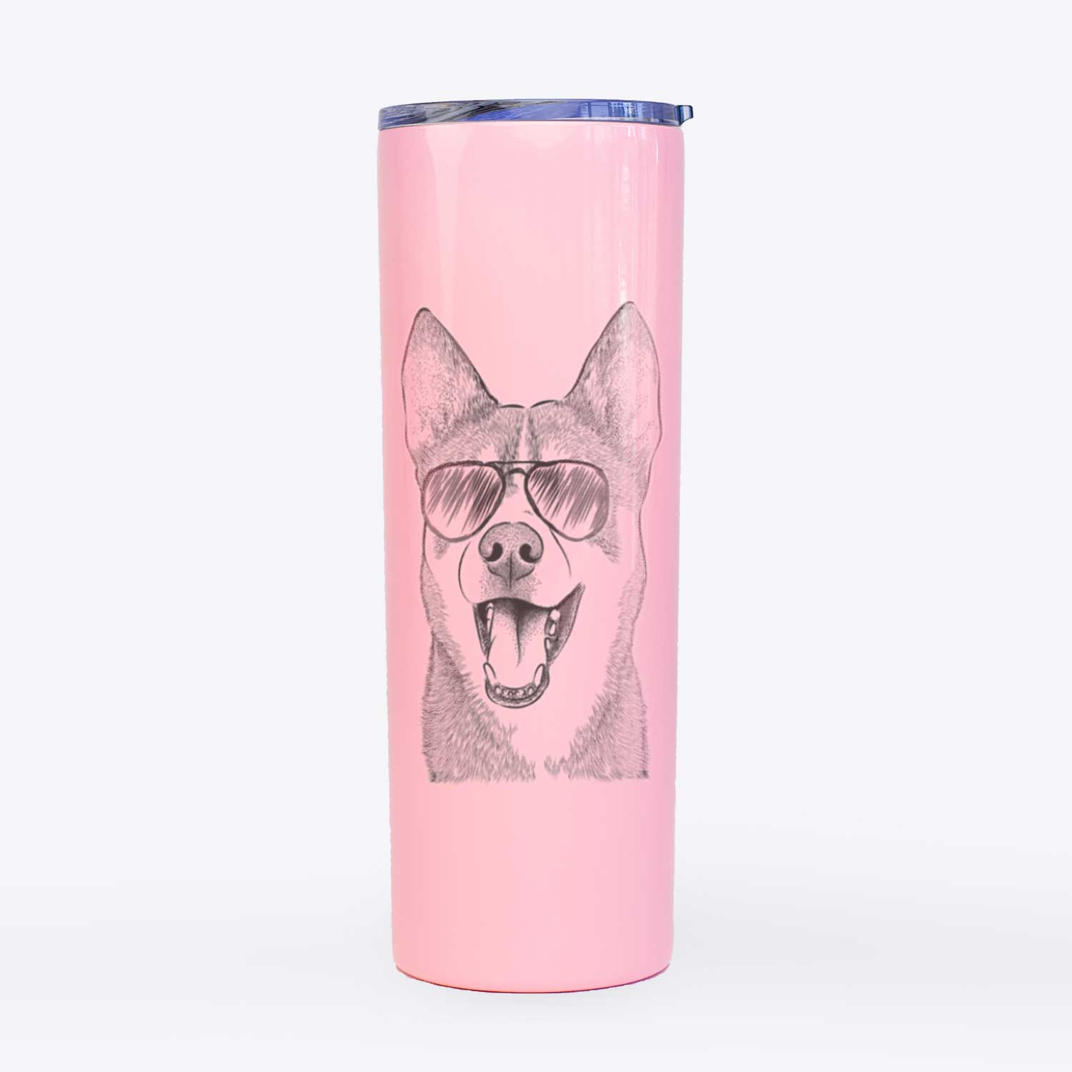 Roux the Siberian Husky - 20oz Skinny Tumbler